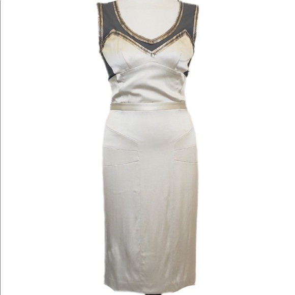 Dolce & Gabbana Dresses & Skirts - Dolce & Gabbana Silver Silk Dress